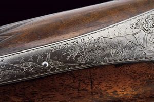 Bellissimo e raro fucile a luminello a quattro canne di Karl Pirko  - Asta Rare Armi Antiche e Militaria da tutto il mondo - Associazione Nazionale - Case d'Asta italiane