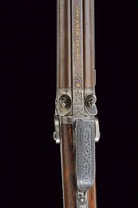 Bellissimo e raro fucile a luminello a quattro canne di Karl Pirko  - Asta Rare Armi Antiche e Militaria da tutto il mondo - Associazione Nazionale - Case d'Asta italiane