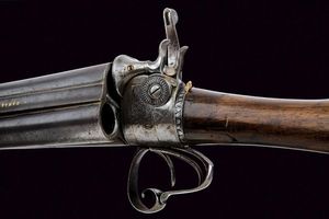 Rara doppietta con bascula a rotazione  - Asta Rare Armi Antiche e Militaria da tutto il mondo - Associazione Nazionale - Case d'Asta italiane