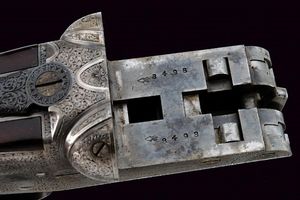 Rara doppietta a retrocarica di Lancaster  - Asta Rare Armi Antiche e Militaria da tutto il mondo - Associazione Nazionale - Case d'Asta italiane