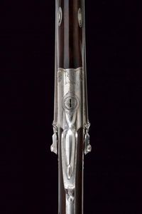 Rarissimo fucile a retrocarica a tre canne di Laine  - Asta Rare Armi Antiche e Militaria da tutto il mondo - Associazione Nazionale - Case d'Asta italiane