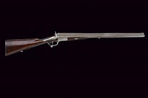 Rarissimo fucile a retrocarica a tre canne di Laine  - Asta Rare Armi Antiche e Militaria da tutto il mondo - Associazione Nazionale - Case d'Asta italiane