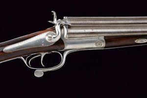 Rarissimo fucile a retrocarica a tre canne di Laine  - Asta Rare Armi Antiche e Militaria da tutto il mondo - Associazione Nazionale - Case d'Asta italiane