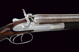 Bellissima doppietta a percussione centrale a cani esterni di W. & C. Scott & Sons  - Asta Rare Armi Antiche e Militaria da tutto il mondo - Associazione Nazionale - Case d'Asta italiane