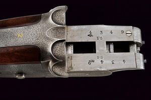 Rara doppietta a percussione centrale di James Woodward & Sons  - Asta Rare Armi Antiche e Militaria da tutto il mondo - Associazione Nazionale - Case d'Asta italiane