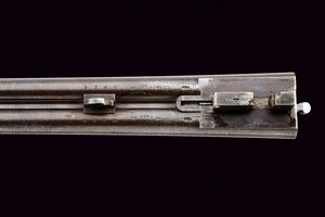 Bella doppietta a percussione centrale a cani esterni di Lancaster  - Asta Rare Armi Antiche e Militaria da tutto il mondo - Associazione Nazionale - Case d'Asta italiane