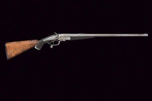 Bella doppietta a percussione centrale a cani esterni di Lancaster  - Asta Rare Armi Antiche e Militaria da tutto il mondo - Associazione Nazionale - Case d'Asta italiane