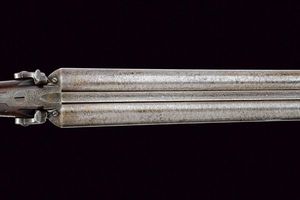 Bella doppietta a percussione centrale a cani esterni di Lancaster  - Asta Rare Armi Antiche e Militaria da tutto il mondo - Associazione Nazionale - Case d'Asta italiane
