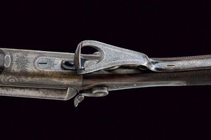 Bella doppietta a percussione centrale a cani esterni di Lancaster  - Asta Rare Armi Antiche e Militaria da tutto il mondo - Associazione Nazionale - Case d'Asta italiane