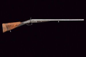 Bella doppietta a percussione centrale a cani esterni di Lancaster  - Asta Rare Armi Antiche e Militaria da tutto il mondo - Associazione Nazionale - Case d'Asta italiane