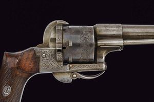 Bel revolver Lefaucheux a spillo  - Asta Rare Armi Antiche e Militaria da tutto il mondo - Associazione Nazionale - Case d'Asta italiane