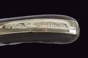 Pepperbox revolver a luminello di Manton in cassetta  - Asta Rare Armi Antiche e Militaria da tutto il mondo - Associazione Nazionale - Case d'Asta italiane