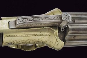 Pepperbox revolver a luminello di Egg  - Asta Rare Armi Antiche e Militaria da tutto il mondo - Associazione Nazionale - Case d'Asta italiane