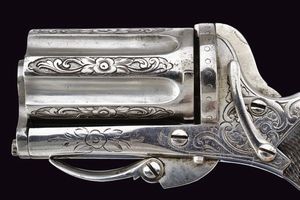 Raro pepperbox-revolver a percussione anulare  - Asta Rare Armi Antiche e Militaria da tutto il mondo - Associazione Nazionale - Case d'Asta italiane