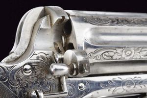 Raro pepperbox-revolver a percussione anulare  - Asta Rare Armi Antiche e Militaria da tutto il mondo - Associazione Nazionale - Case d'Asta italiane