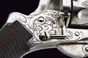 Raro pepperbox-revolver a percussione anulare  - Asta Rare Armi Antiche e Militaria da tutto il mondo - Associazione Nazionale - Case d'Asta italiane