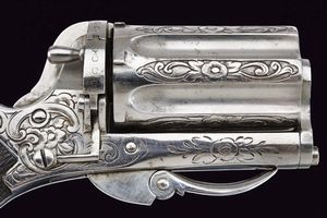 Raro pepperbox-revolver a percussione anulare  - Asta Rare Armi Antiche e Militaria da tutto il mondo - Associazione Nazionale - Case d'Asta italiane