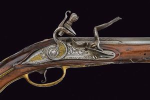 Bella pistola a pietra focaia da fonda di Zanoni  - Asta Rare Armi Antiche e Militaria da tutto il mondo - Associazione Nazionale - Case d'Asta italiane