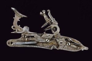 Bella batteria alla fiorentina di Francesco Antonio Corsini  - Asta Rare Armi Antiche e Militaria da tutto il mondo - Associazione Nazionale - Case d'Asta italiane