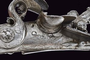 Bella batteria alla fiorentina di Francesco Antonio Corsini  - Asta Rare Armi Antiche e Militaria da tutto il mondo - Associazione Nazionale - Case d'Asta italiane