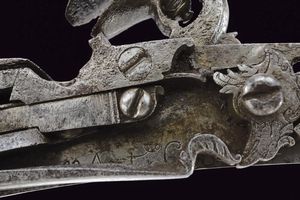 Bella batteria alla fiorentina di Francesco Antonio Corsini  - Asta Rare Armi Antiche e Militaria da tutto il mondo - Associazione Nazionale - Case d'Asta italiane