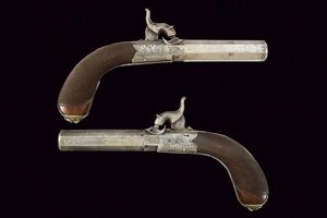 Paio di mazzagatti a luminello di Hollis & Co.  - Asta Rare Armi Antiche e Militaria da tutto il mondo - Associazione Nazionale - Case d'Asta italiane