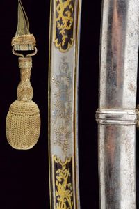Sciabola da ufficiale con bellissima lama  - Asta Rare Armi Antiche e Militaria da tutto il mondo - Associazione Nazionale - Case d'Asta italiane