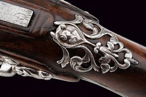 Rara pistola alla fiorentina con canna rigata  - Asta Rare Armi Antiche e Militaria da tutto il mondo - Associazione Nazionale - Case d'Asta italiane