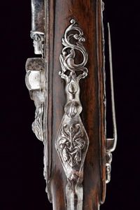 Rara pistola alla fiorentina con canna rigata  - Asta Rare Armi Antiche e Militaria da tutto il mondo - Associazione Nazionale - Case d'Asta italiane