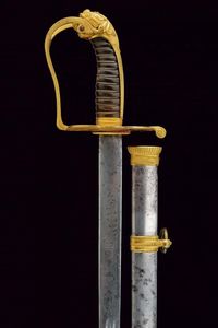 Spada da ufficiale subalterno della Guardia Civica Mod. 1847  - Asta Rare Armi Antiche e Militaria da tutto il mondo - Associazione Nazionale - Case d'Asta italiane