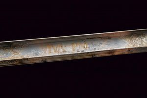 Spada da comandante della Guardia Nobile  - Asta Rare Armi Antiche e Militaria da tutto il mondo - Associazione Nazionale - Case d'Asta italiane