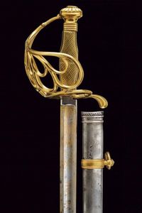 Spada da comandante della Guardia Nobile  - Asta Rare Armi Antiche e Militaria da tutto il mondo - Associazione Nazionale - Case d'Asta italiane