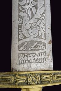 Interessante daga della Guardia Nazionale di Milano mod. 1848  - Asta Rare Armi Antiche e Militaria da tutto il mondo - Associazione Nazionale - Case d'Asta italiane