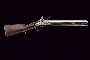 Raro fucile corto a pietra focaia  - Asta Rare Armi Antiche e Militaria da tutto il mondo - Associazione Nazionale - Case d'Asta italiane