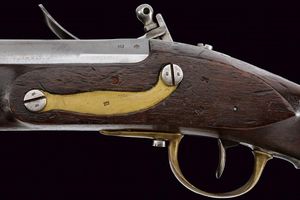 Raro fucile corto a pietra focaia  - Asta Rare Armi Antiche e Militaria da tutto il mondo - Associazione Nazionale - Case d'Asta italiane