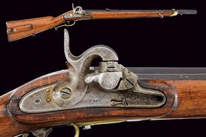 Raro Jagerstutzen Mod. 1842 con sistema Augustin  - Asta Rare Armi Antiche e Militaria da tutto il mondo - Associazione Nazionale - Case d'Asta italiane