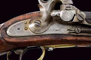 Raro Jagerstutzen Mod. 1842 con sistema Augustin  - Asta Rare Armi Antiche e Militaria da tutto il mondo - Associazione Nazionale - Case d'Asta italiane