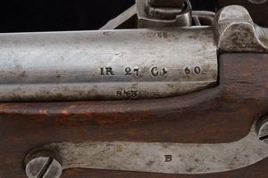 Fucile Augustin Mod. 1842 da fanteria  - Asta Rare Armi Antiche e Militaria da tutto il mondo - Associazione Nazionale - Case d'Asta italiane