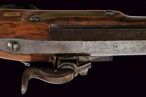 Kammerbuchse Mod. 1849 sistema Augustin  - Asta Rare Armi Antiche e Militaria da tutto il mondo - Associazione Nazionale - Case d'Asta italiane