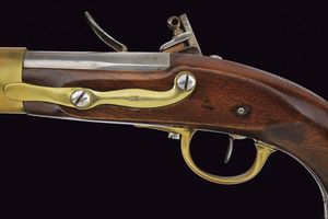 Pistola a pietra focaia AN XIII  - Asta Rare Armi Antiche e Militaria da tutto il mondo - Associazione Nazionale - Case d'Asta italiane