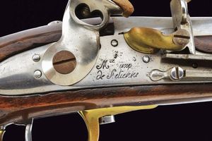 Pistola a pietra focaia AN XIII  - Asta Rare Armi Antiche e Militaria da tutto il mondo - Associazione Nazionale - Case d'Asta italiane