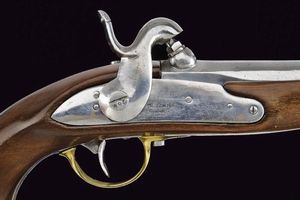 Pistola da gendarmeria a luminello di Mazzocchi  - Asta Rare Armi Antiche e Militaria da tutto il mondo - Associazione Nazionale - Case d'Asta italiane