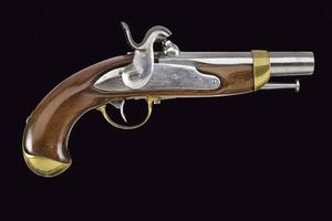 Pistola da gendarmeria a luminello di Mazzocchi  - Asta Rare Armi Antiche e Militaria da tutto il mondo - Associazione Nazionale - Case d'Asta italiane