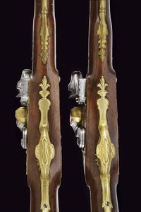 Paio di pistole a pietra focaia da fonda di Geronimo Zucoll  - Asta Rare Armi Antiche e Militaria da tutto il mondo - Associazione Nazionale - Case d'Asta italiane