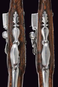 Paio di elenganti pistole a pietra focaia di Devillers  - Asta Rare Armi Antiche e Militaria da tutto il mondo - Associazione Nazionale - Case d'Asta italiane