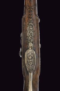 Pistola di Rousset ridotta a luminello, con fornimenti in argento  - Asta Rare Armi Antiche e Militaria da tutto il mondo - Associazione Nazionale - Case d'Asta italiane