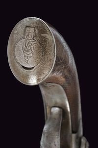 Pistola a luminello a due canne sovrapposte di Karabegof  - Asta Rare Armi Antiche e Militaria da tutto il mondo - Associazione Nazionale - Case d'Asta italiane