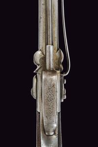 Pistola a luminello a due canne sovrapposte di Karabegof  - Asta Rare Armi Antiche e Militaria da tutto il mondo - Associazione Nazionale - Case d'Asta italiane