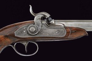 Paio di pistole a luminello da viaggio di Carl Pirko  - Asta Rare Armi Antiche e Militaria da tutto il mondo - Associazione Nazionale - Case d'Asta italiane