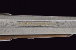 Paio di pistole a luminello da tiro in cassetta  - Asta Rare Armi Antiche e Militaria da tutto il mondo - Associazione Nazionale - Case d'Asta italiane